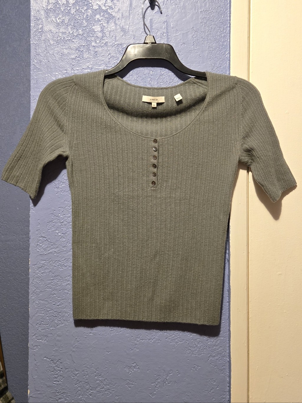 Vince Shirt Women's Color Green Militar Size Extra Small